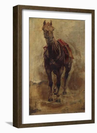 Etude de cheval pour le portrait équestre du comte Palikao-Paul Baudry-Framed Giclee Print