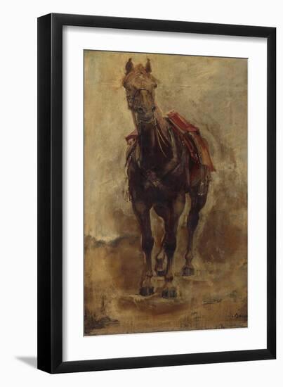 Etude de cheval pour le portrait équestre du comte Palikao-Paul Baudry-Framed Giclee Print