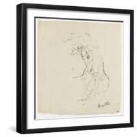 Etude de cheval, tête et poitrail-Louis Anquetin-Framed Giclee Print