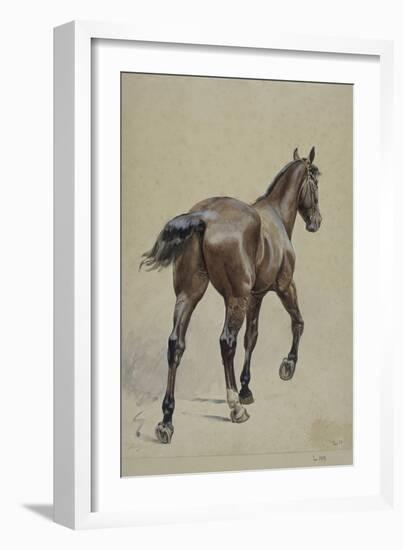 Etude de cheval-Adrien Emmanuel Marie-Framed Giclee Print