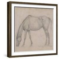 Etude de cheval-Edgar Degas-Framed Giclee Print