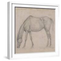 Etude de cheval-Edgar Degas-Framed Giclee Print