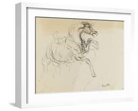 Etude de cheval-Louis Anquetin-Framed Giclee Print