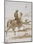 Etude de chevaux et jockeys-Gustave Moreau-Mounted Giclee Print