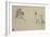 Etude De Chevaux-Henri de Toulouse-Lautrec-Framed Giclee Print