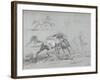 Etude de chevaux-Rosa Bonheur-Framed Giclee Print