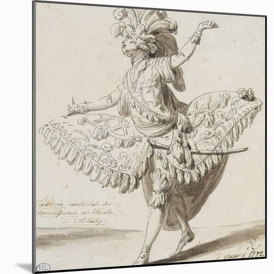 Etude de costume de théâtre-Francois Andre Vincent-Mounted Giclee Print