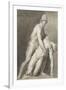 Etude de deux statues antiques-Jean-Baptiste Joseph Wicar-Framed Giclee Print