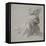 Etude de draperie-Jean-Auguste-Dominique Ingres-Framed Stretched Canvas