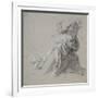 Etude de draperie-Jean-Auguste-Dominique Ingres-Framed Giclee Print