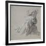 Etude de draperie-Jean-Auguste-Dominique Ingres-Framed Giclee Print