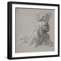 Etude de draperie-Jean-Auguste-Dominique Ingres-Framed Giclee Print