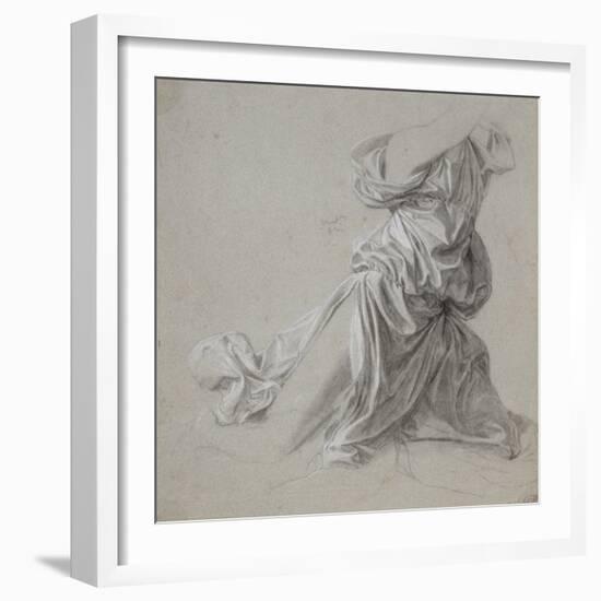 Etude de draperie-Jean-Auguste-Dominique Ingres-Framed Giclee Print