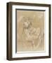 Etude de femme assise-Jean-Auguste-Dominique Ingres-Framed Giclee Print