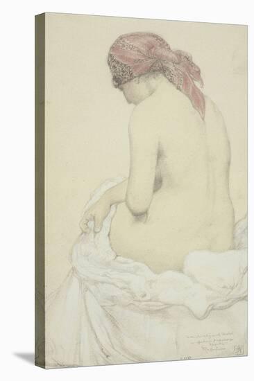 Etude de femme nue et assise-Armand Rassenfosse-Stretched Canvas