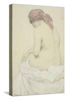 Etude de femme nue et assise-Armand Rassenfosse-Stretched Canvas