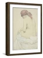 Etude de femme nue et assise-Armand Rassenfosse-Framed Giclee Print