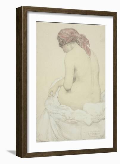 Etude de femme nue et assise-Armand Rassenfosse-Framed Giclee Print