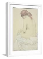 Etude de femme nue et assise-Armand Rassenfosse-Framed Giclee Print