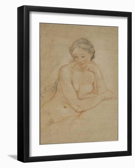 Etude de femme nue-Charles Joseph Natoire-Framed Giclee Print