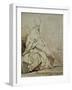 Etude De Figure Drapee Vetue D'Un Costume Ecclesiastique-Jean-Honoré Fragonard-Framed Giclee Print