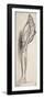 Etude de jambe pour Hercule et l'Hydre de Lerne-Gustave Moreau-Framed Premium Giclee Print