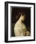 Etude de jeune fille dit la jeune grecque-Hippolyte Flandrin-Framed Premium Giclee Print