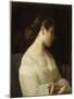 Etude de jeune fille dit la jeune grecque-Hippolyte Flandrin-Mounted Giclee Print