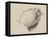 Etude de main : la main gauche de l'artiste-null-Framed Stretched Canvas