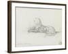 Etude de panthère pour "Salomé dansant devant Hérode"-Gustave Moreau-Framed Giclee Print