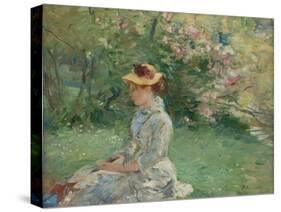 Etude de plein-air , ou Dans l'ile, 1880-Berthe Morisot-Stretched Canvas
