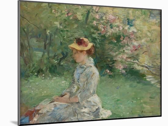 Etude de plein-air , ou Dans l'ile, 1880-Berthe Morisot-Mounted Giclee Print