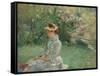 Etude de plein-air , ou Dans l'ile, 1880-Berthe Morisot-Framed Stretched Canvas