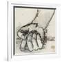 Etude de poing-Gustave Moreau-Framed Giclee Print