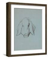 Etude de tête de cochon-Thomas Couture-Framed Giclee Print