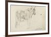 Etude de vache-Emile Wauters-Framed Giclee Print