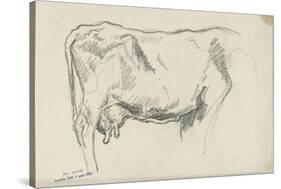 Etude de vache-Emile Wauters-Stretched Canvas
