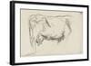 Etude de vache-Emile Wauters-Framed Giclee Print