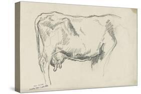 Etude de vache-Emile Wauters-Stretched Canvas