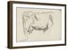 Etude de vache-Emile Wauters-Framed Giclee Print