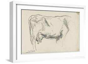 Etude de vache-Emile Wauters-Framed Giclee Print