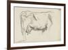 Etude de vache-Emile Wauters-Framed Giclee Print