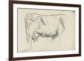 Etude de vache-Emile Wauters-Framed Giclee Print