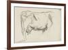 Etude de vache-Emile Wauters-Framed Giclee Print