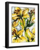 Étude Fleurs I-Pierre David-Framed Art Print