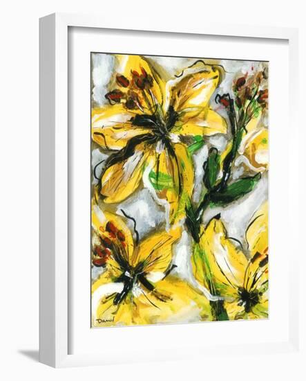 Étude Fleurs I-Pierre David-Framed Art Print