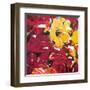 Étude Fleurs rouges-Pierre David-Framed Art Print