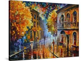 Etude in Red-Leonid Afremov-Stretched Canvas