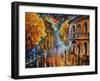 Etude in Red-Leonid Afremov-Framed Art Print