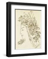 Etude pour Galatée-Gustave Moreau-Framed Premium Giclee Print